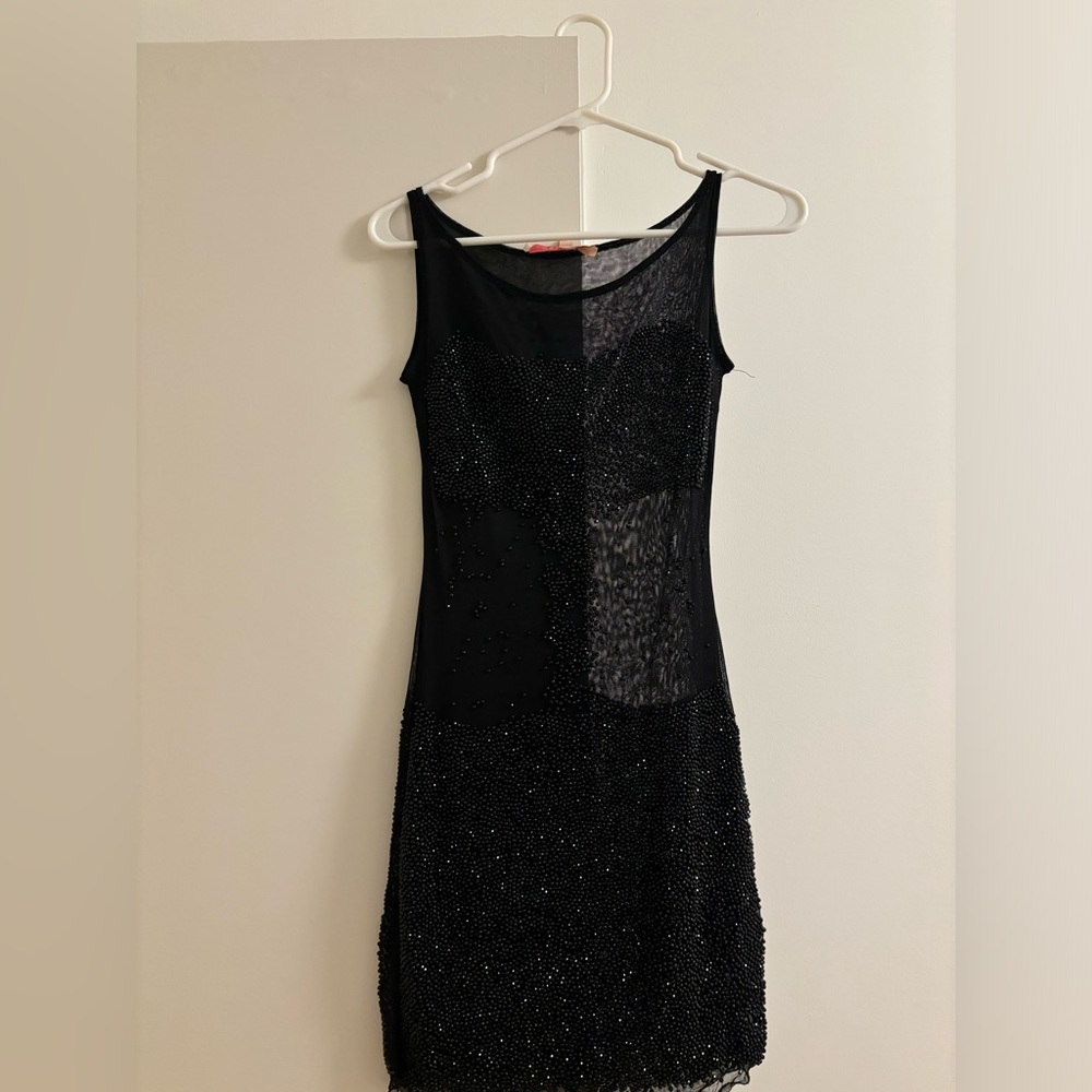 Issue New York, mesh beaded dress